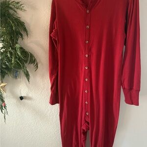 Dickies Men’s Medium Red Cotton Union-suit